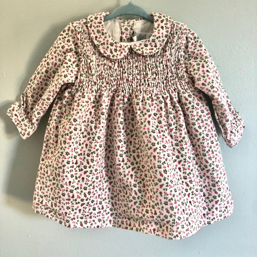 12M Absorba Smocked corduroy Dress